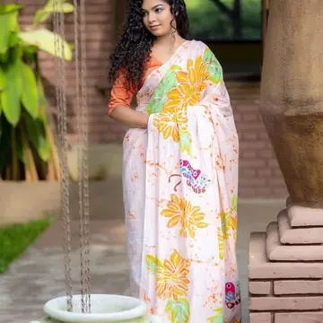 View photo 3 of 3, Batik Saree 12