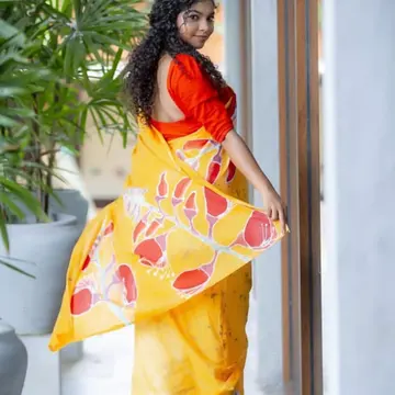 View photo 1 of 3, Batik Saree 13