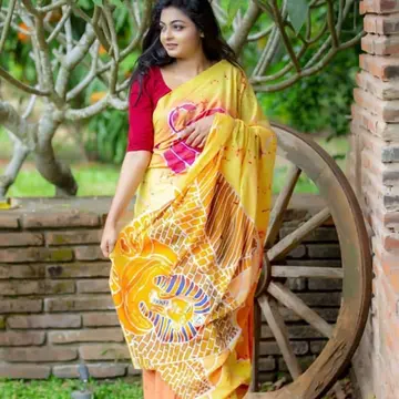 View photo 3 of 4, Batik Saree 14