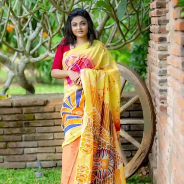 View photo 4 of 4, Batik Saree 14