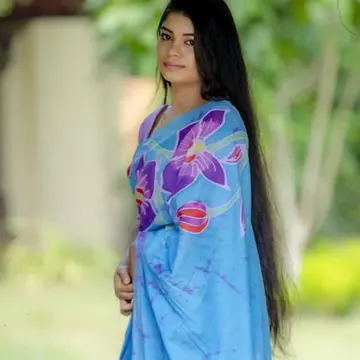 View photo 1 of 2, Batik Saree 16
