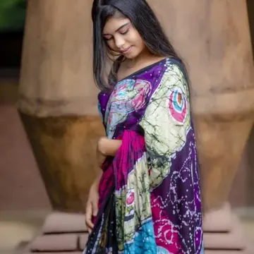 View photo 1 of 2, Batik Saree 18