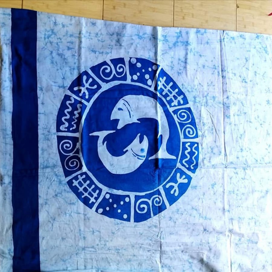 Batik Sarong 01, handmade Sri Lankan batik sarong, KB-025
