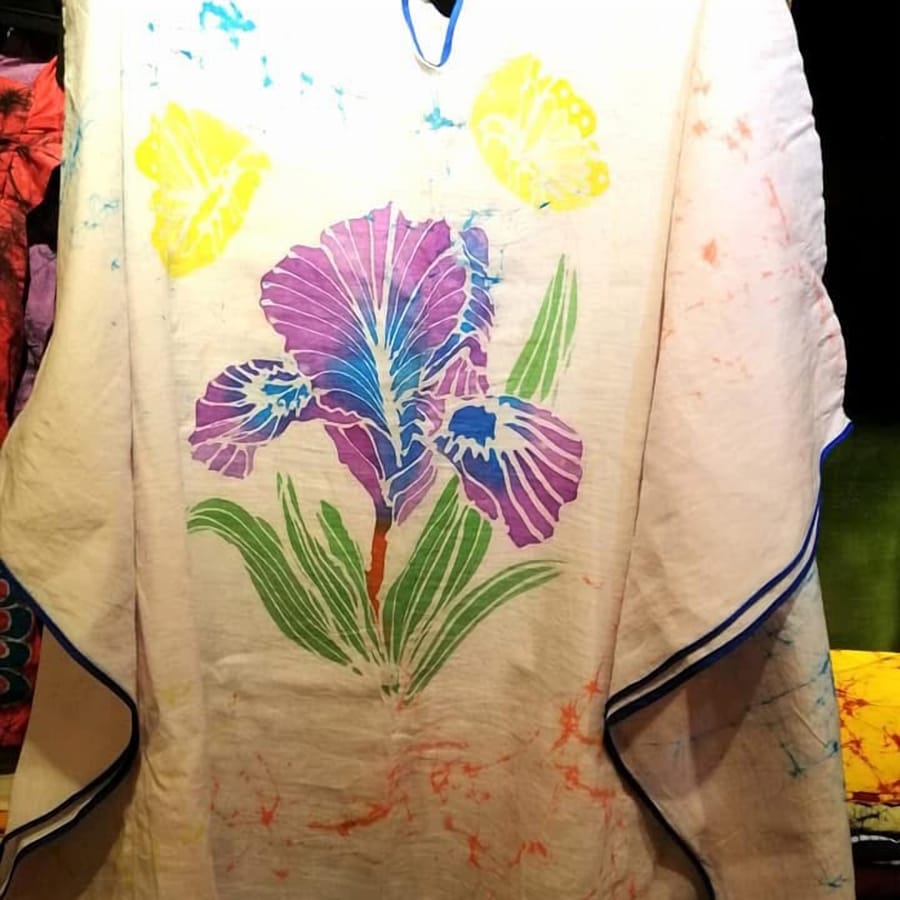 Batik Blouse 02, handmade Sri Lankan batik blouse, KB-034